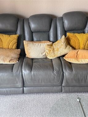 Golden Mustard Decorative Accent Pillow Set - Cozy Textured Mix
